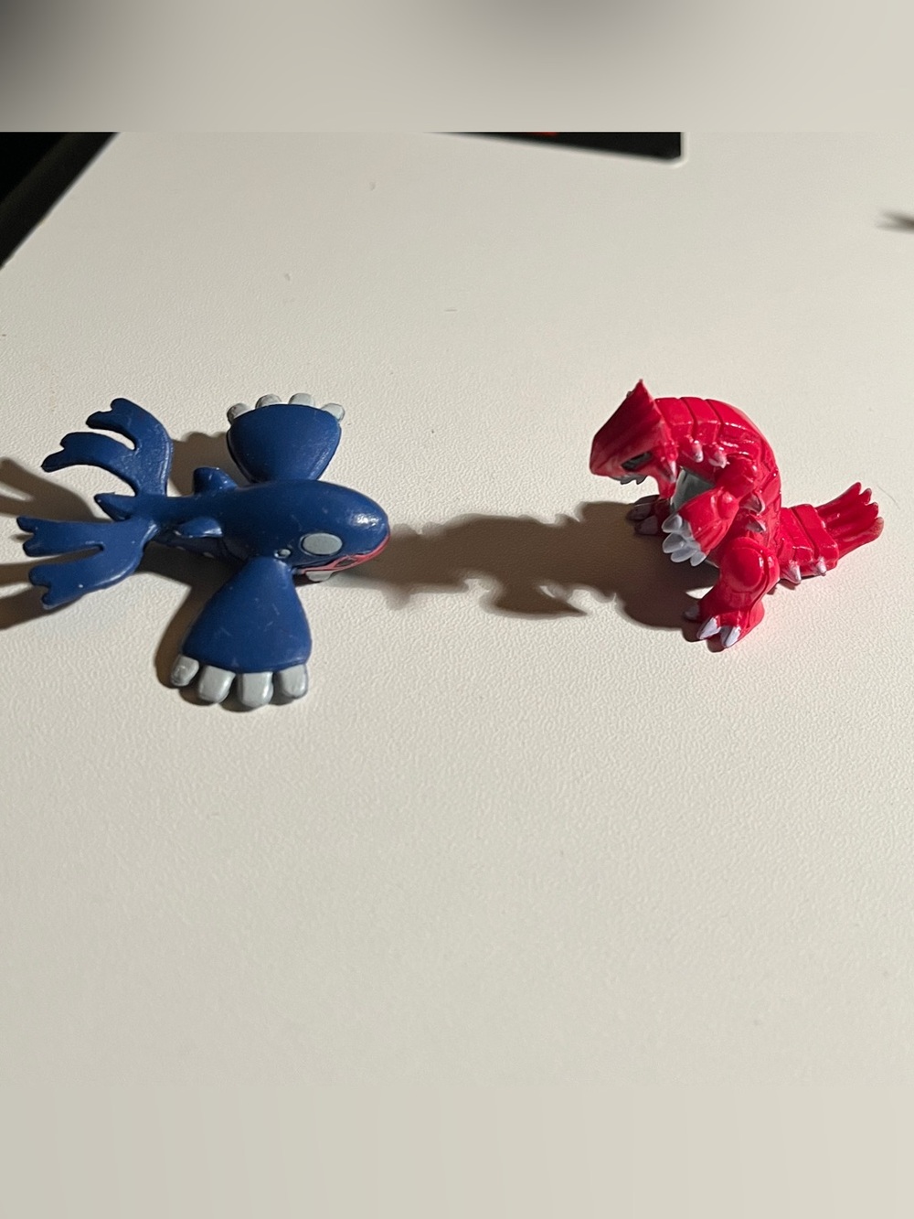 Pokemon Kyogre & Groudon Mini-Figures Duo - Vintage Collectible Playset